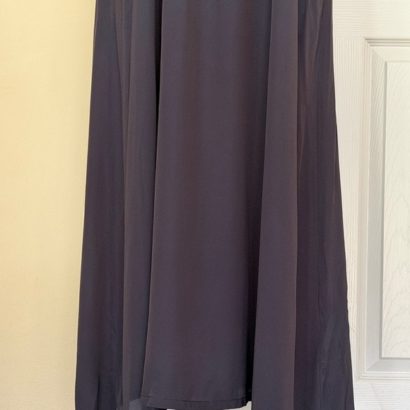 Rachel Comey Vallejo Dress in charcoal Silk Blend Embroidered Pockets Rare Color - Picture 8 of 14